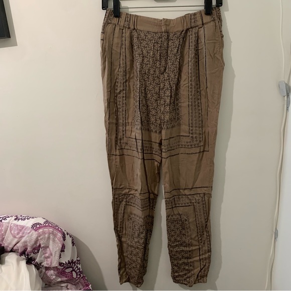 MASSIMO DUTTI BEAUTIFUL PATTERNED PANTS - Picture 1 of 5